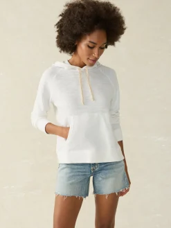 Women Faherty Brand Sunwashed Slub Hoodie -