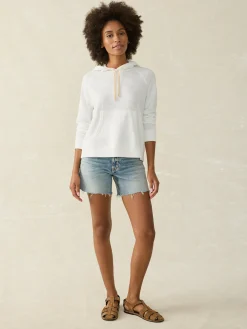 Women Faherty Brand Sunwashed Slub Hoodie -