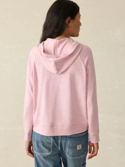 Women Faherty Brand Sunwashed Slub Hoodie -