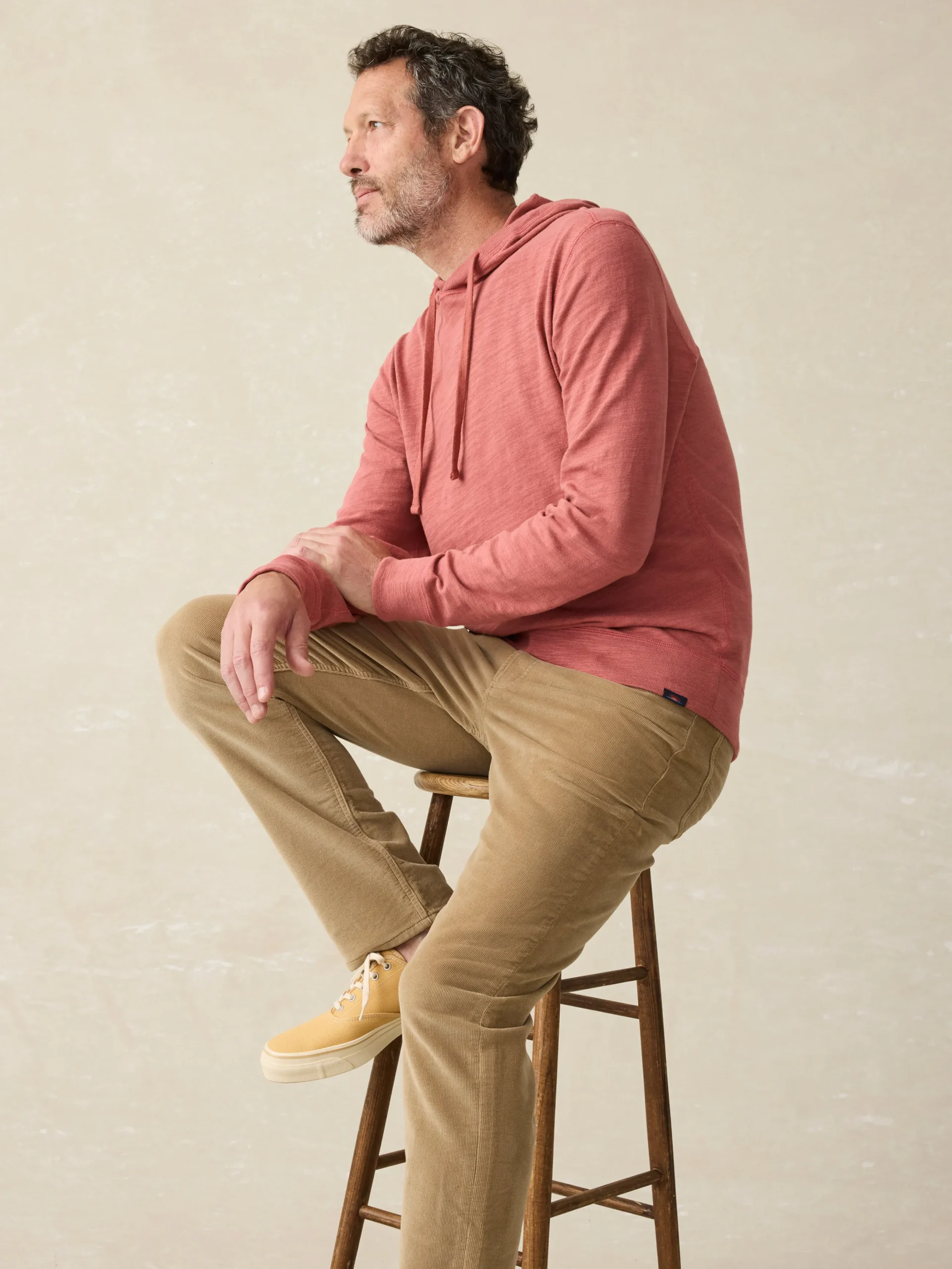 Faherty Brand Sunwashed Slub Hoodie (Tall) -
