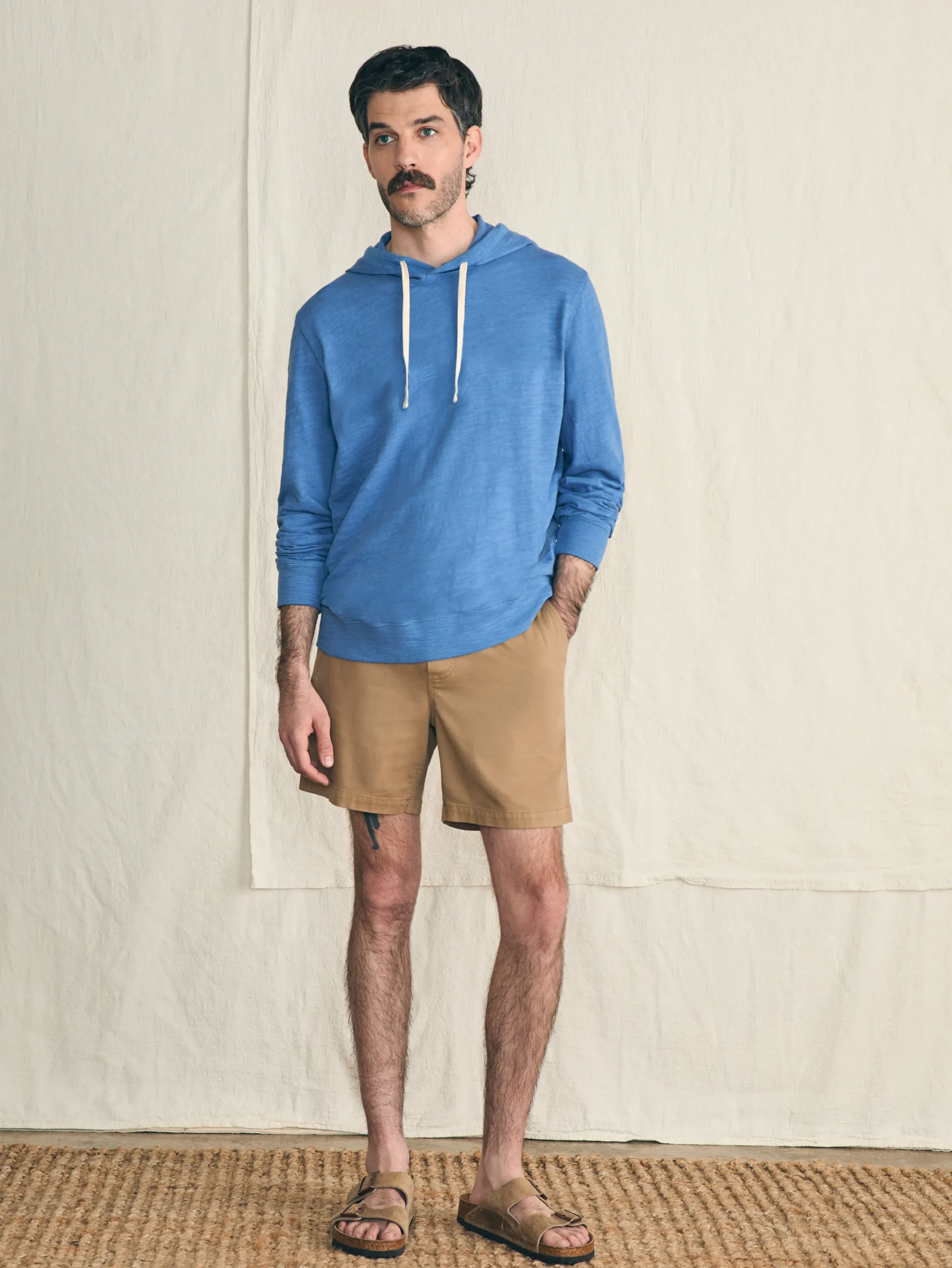Faherty Brand Sunwashed Slub Hoodie (Tall) -