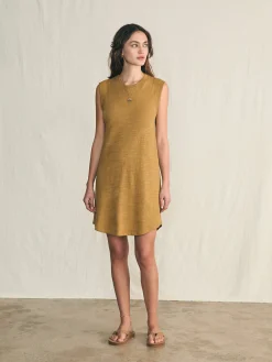 Women Faherty Brand Sunwashed Slub Muscle Dress -