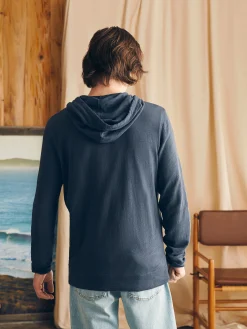 Faherty Brand Sunwashed Slub Zip Hoodie -