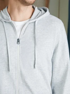 Faherty Brand Sunwashed Slub Zip Hoodie -