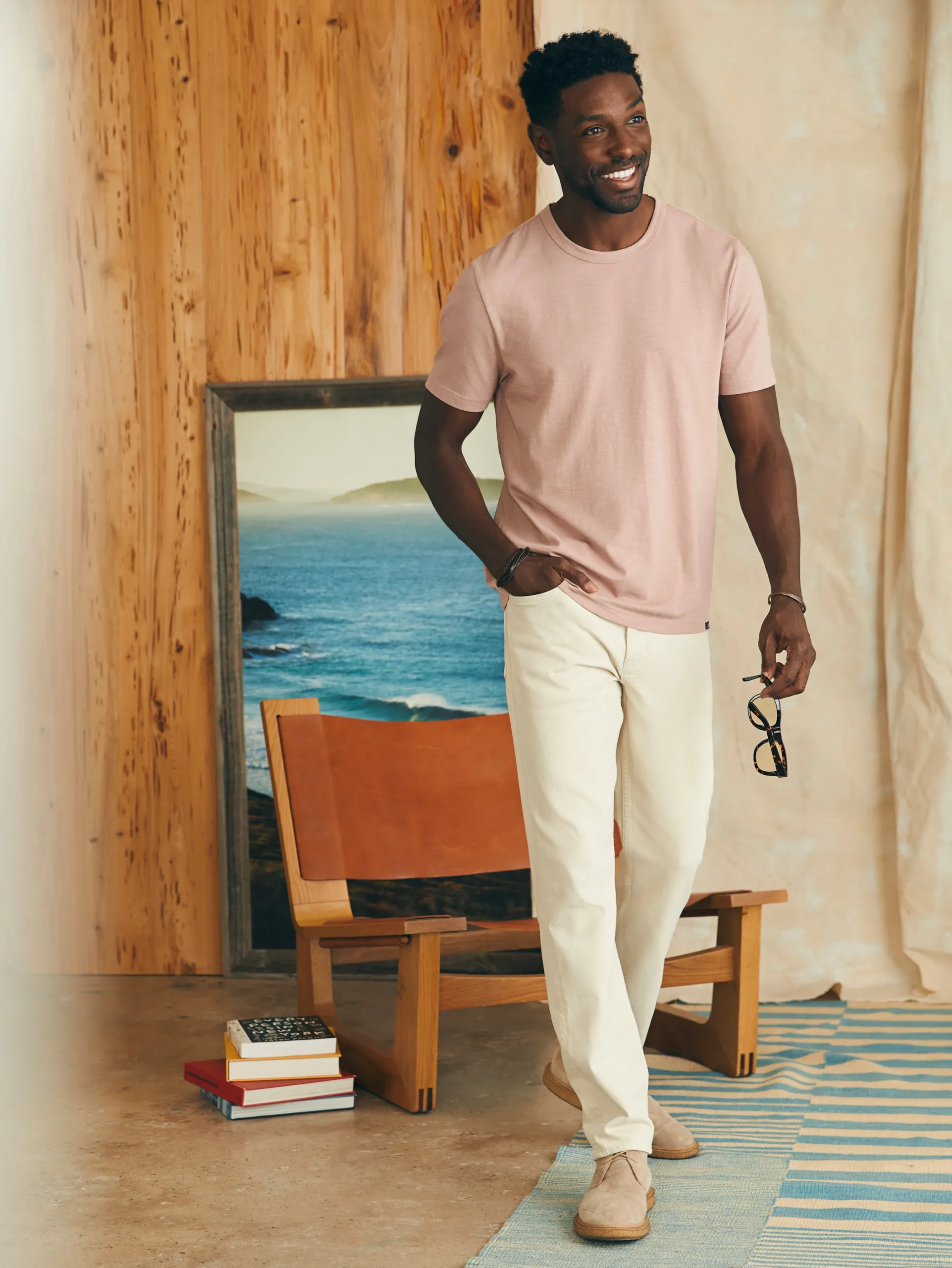 Faherty Brand Sunwashed Tee -