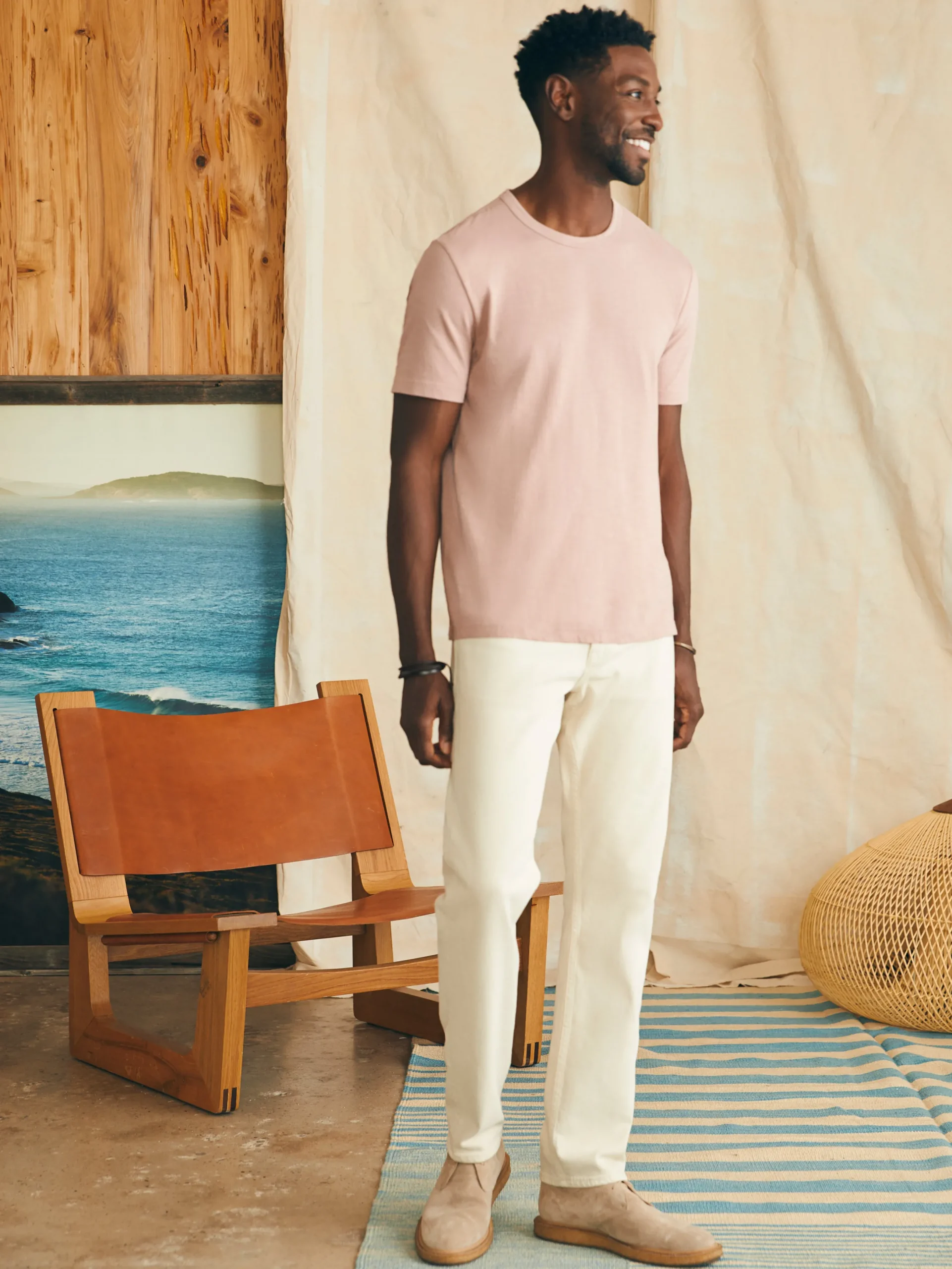 Faherty Brand Sunwashed Tee -