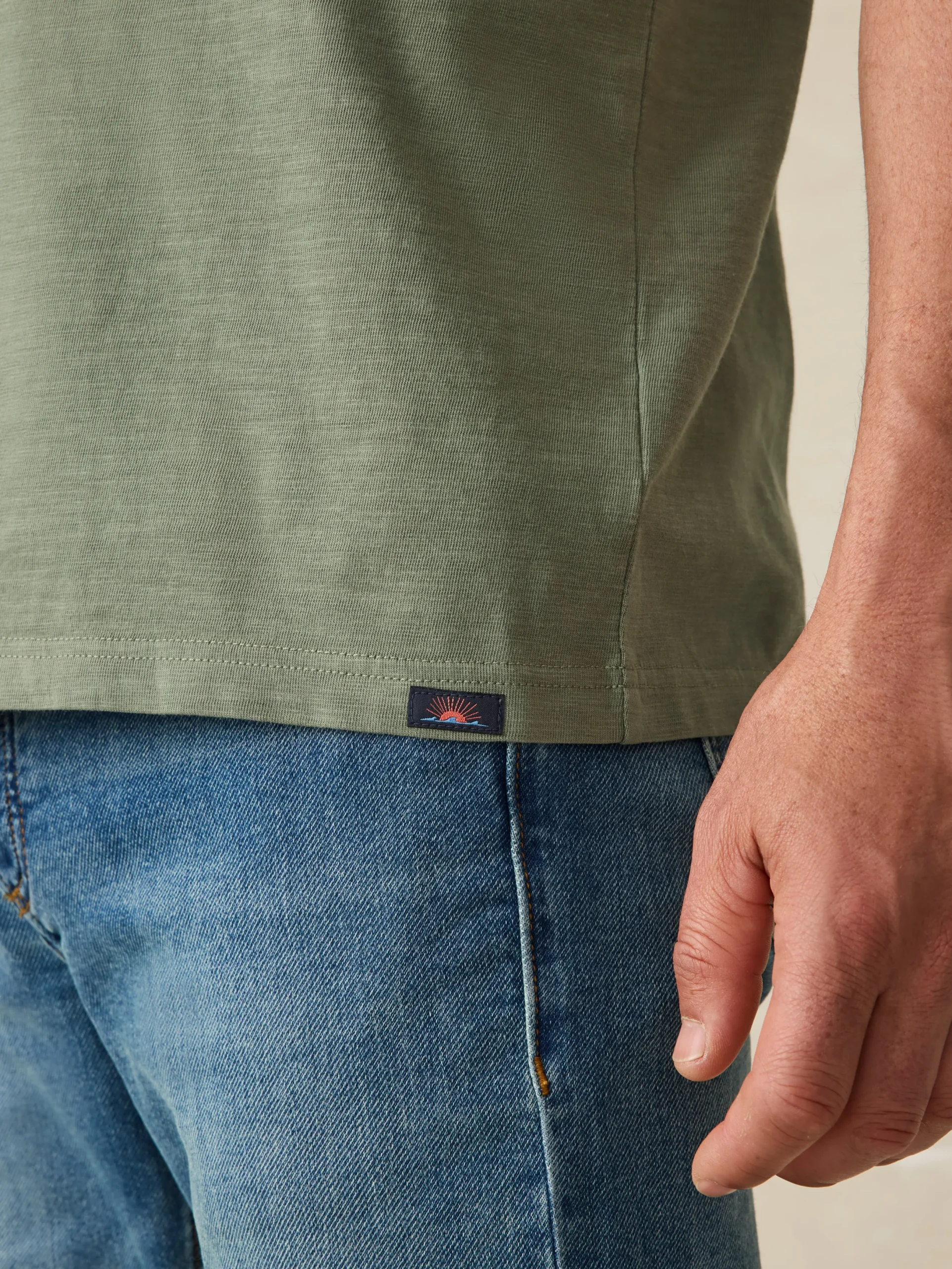Faherty Brand Sunwashed Tee (Tall) -