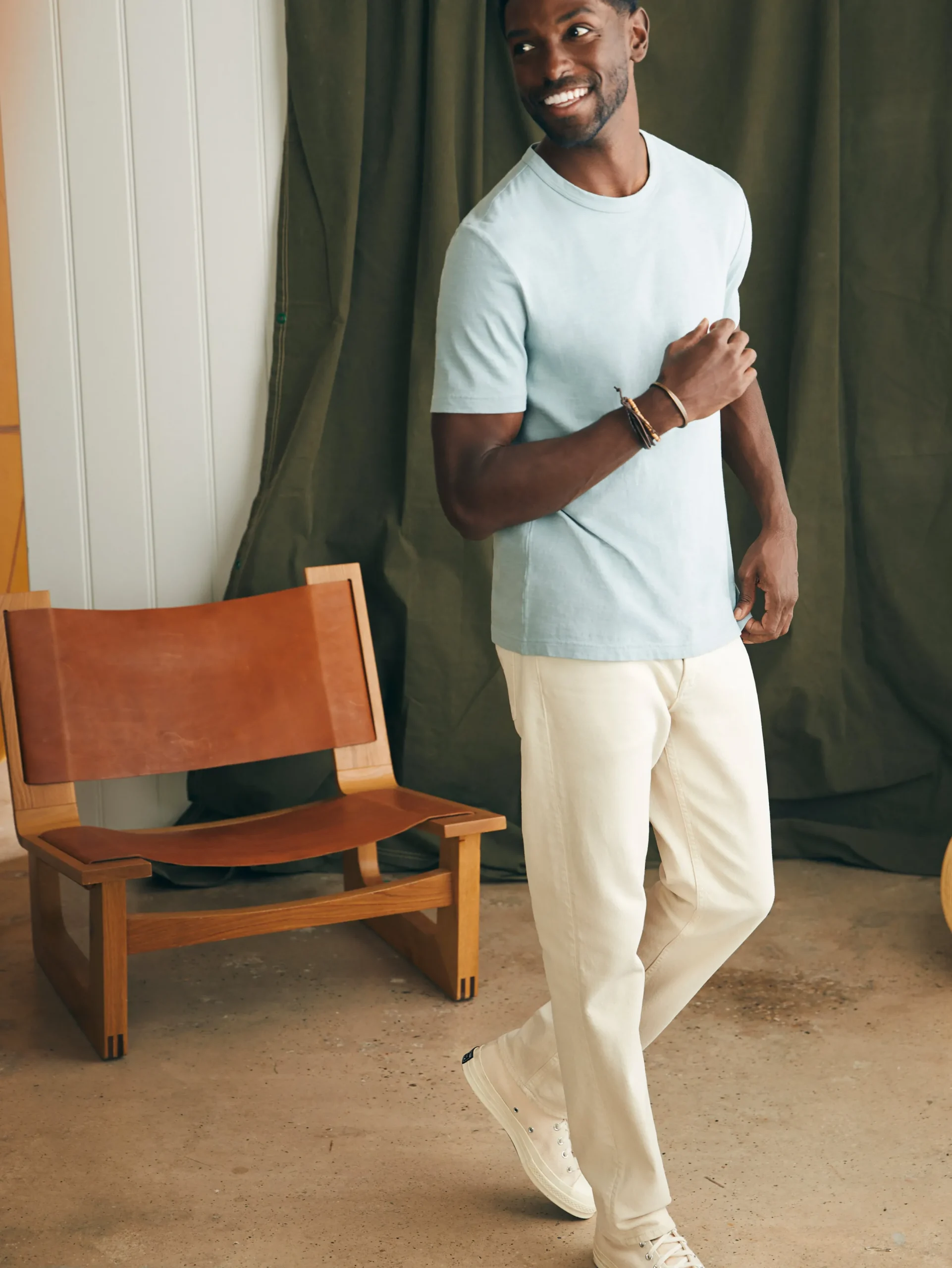 Faherty Brand Sunwashed Tee (Tall) -
