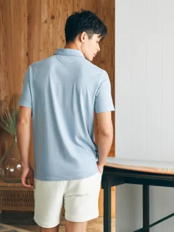 Faherty Brand Sunwashed T-Shirt Polo -