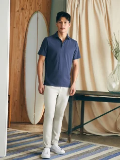 Faherty Brand Sunwashed T-Shirt Polo -