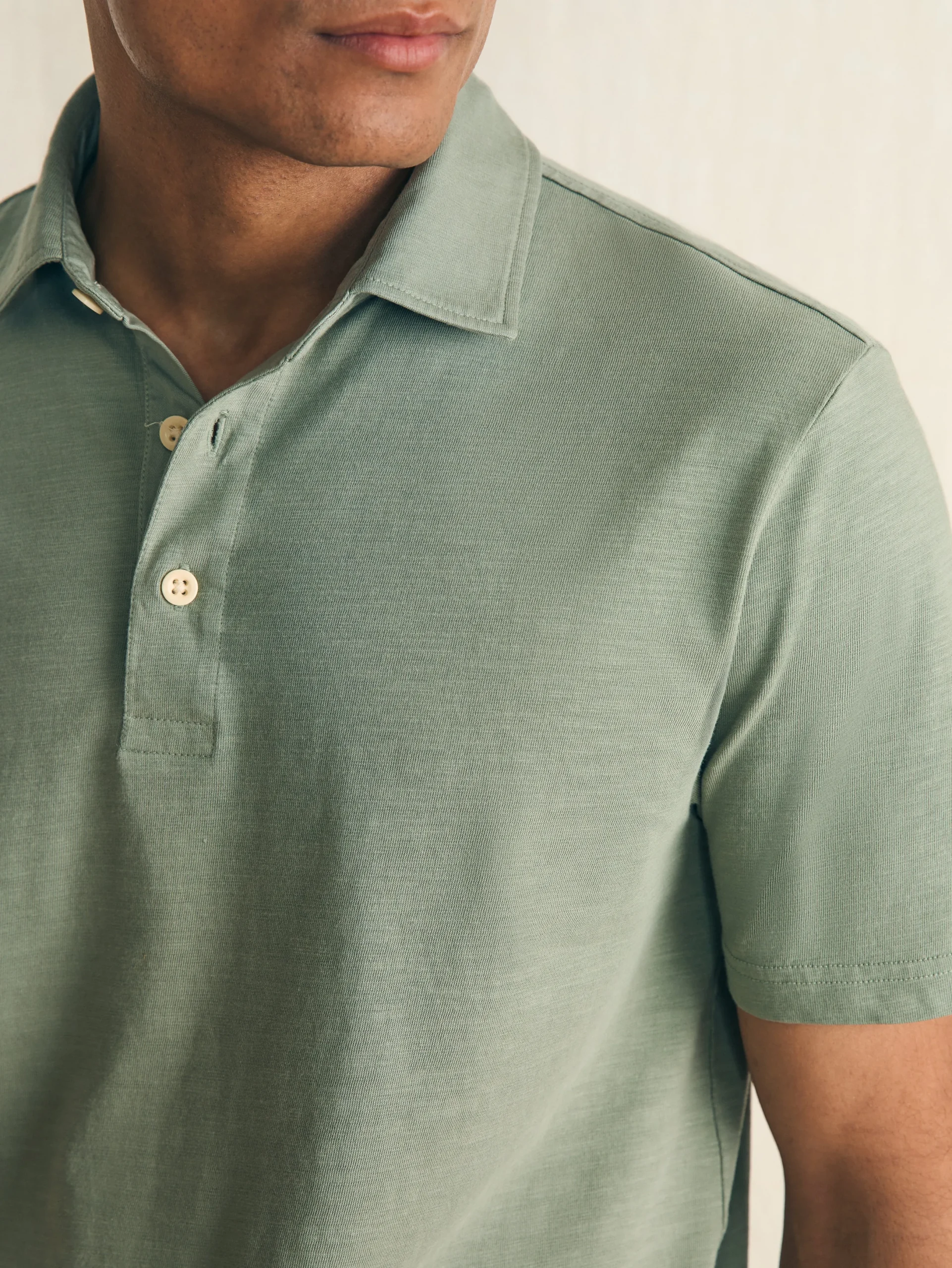 Faherty Brand Sunwashed T-Shirt Polo -