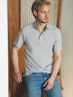 Faherty Brand Sunwashed T-Shirt Polo -