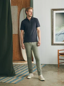 Faherty Brand Sunwashed T-Shirt Polo -