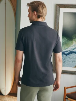 Faherty Brand Sunwashed T-Shirt Polo -
