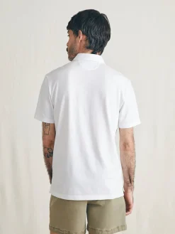 Faherty Brand Sunwashed T-Shirt Polo -