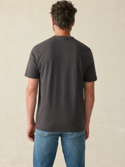Faherty Brand Sunwashed V-Neck Tee -