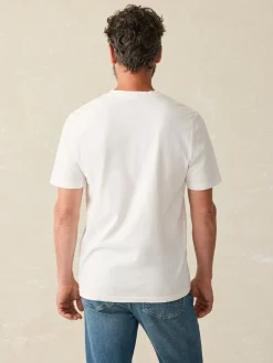 Faherty Brand Sunwashed V-Neck Tee -