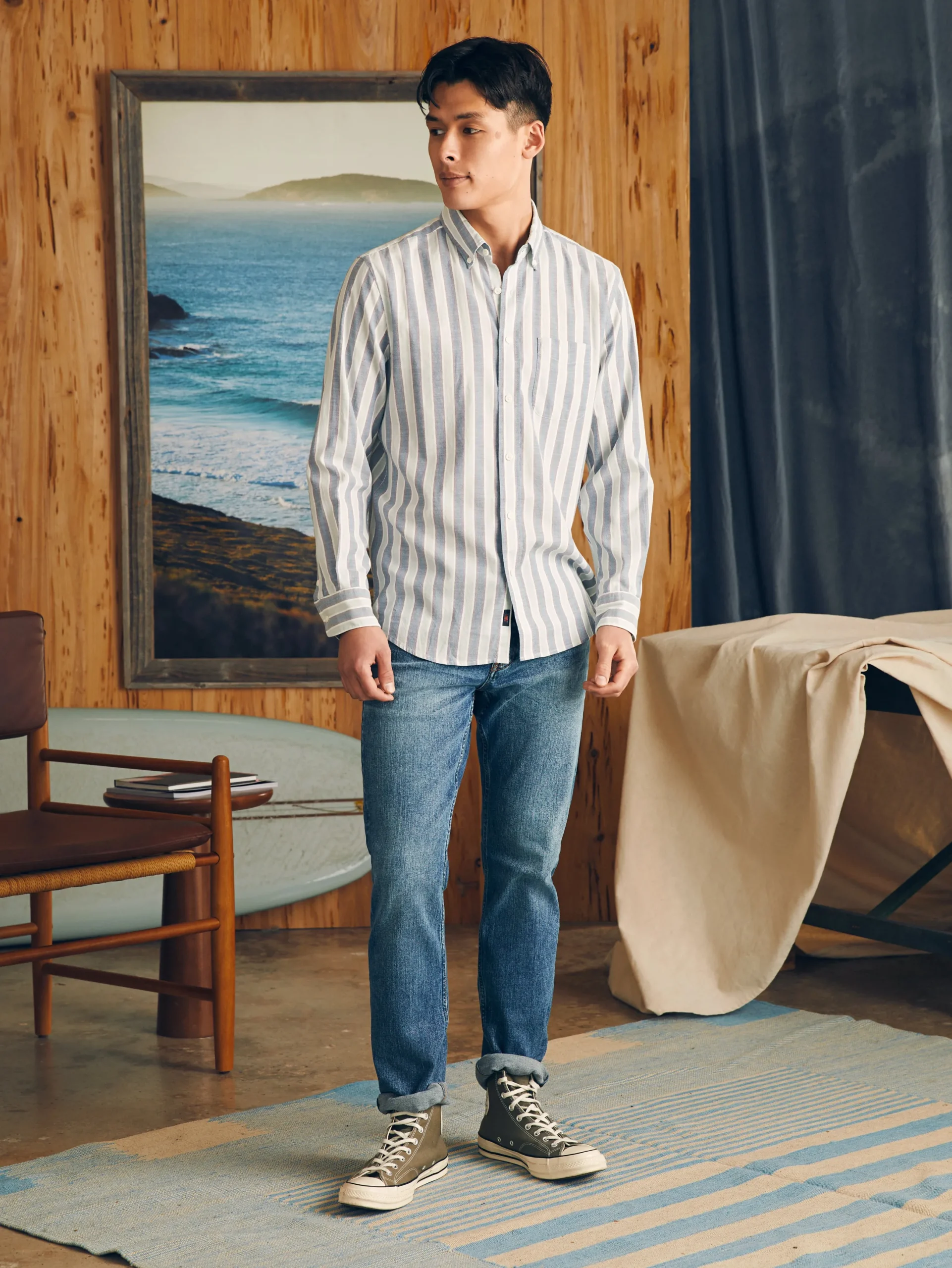 Faherty Brand Supima Oxford Shirt -