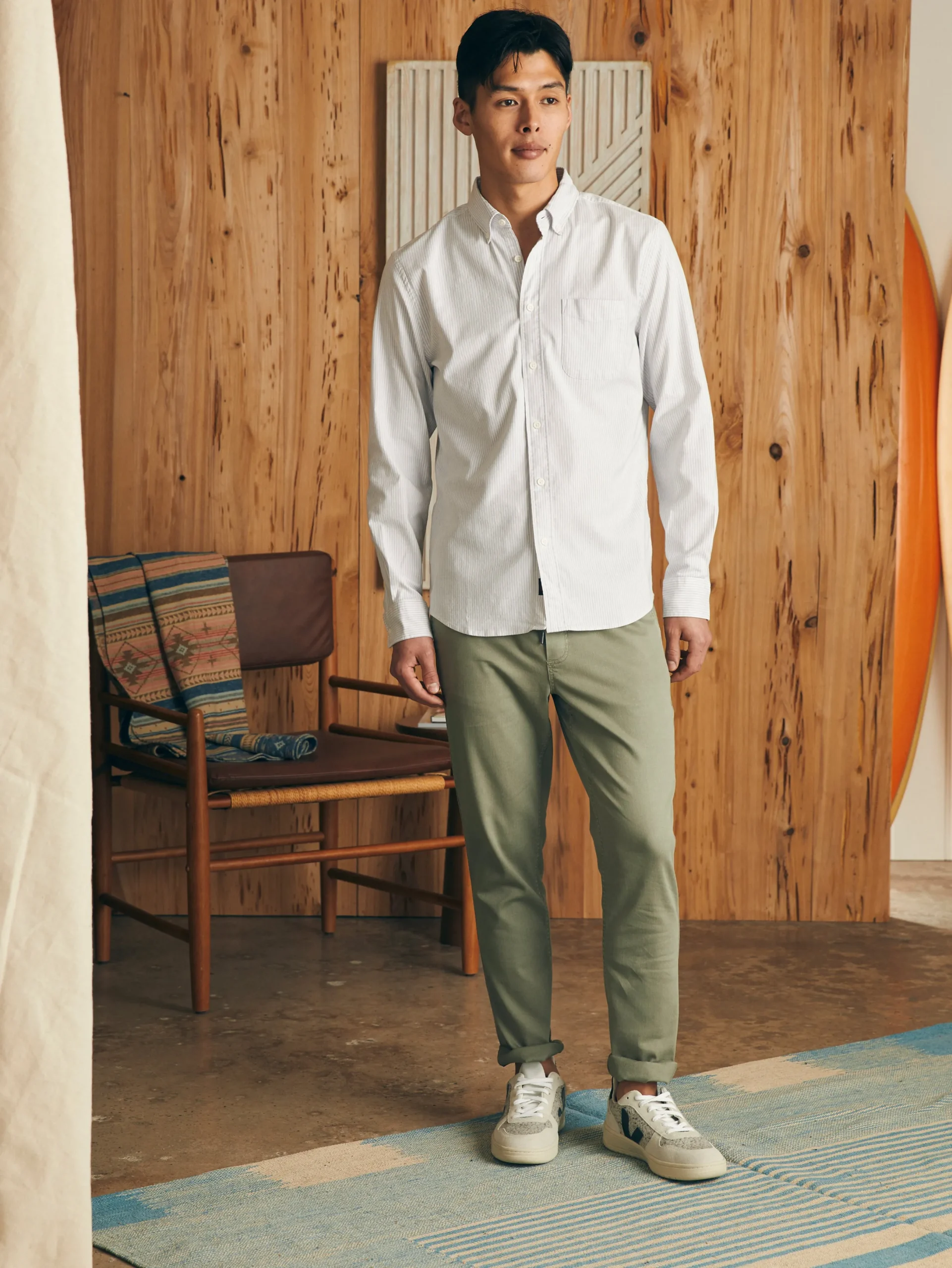 Faherty Brand Supima Oxford Shirt -