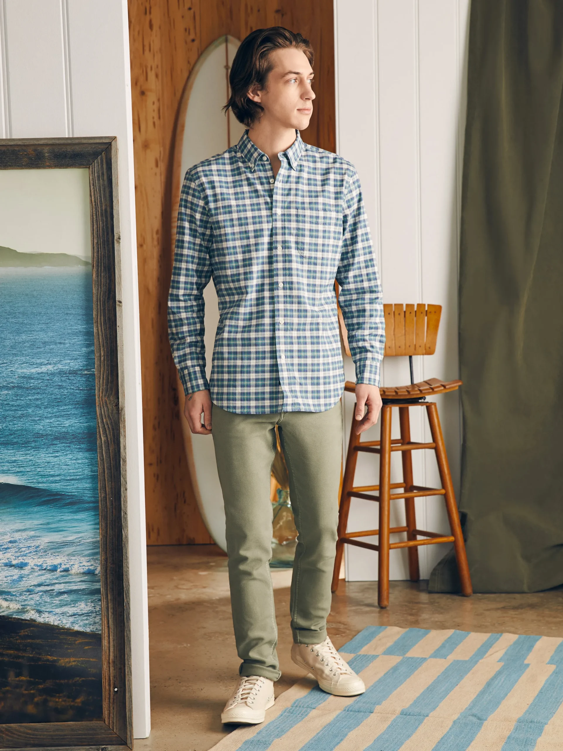Faherty Brand Supima Oxford Shirt -