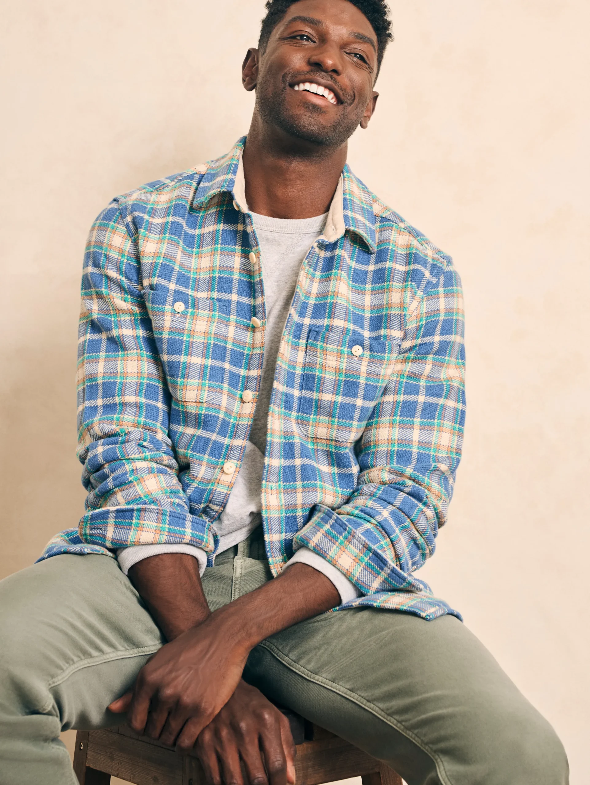 Faherty Brand Surf Flannel -
