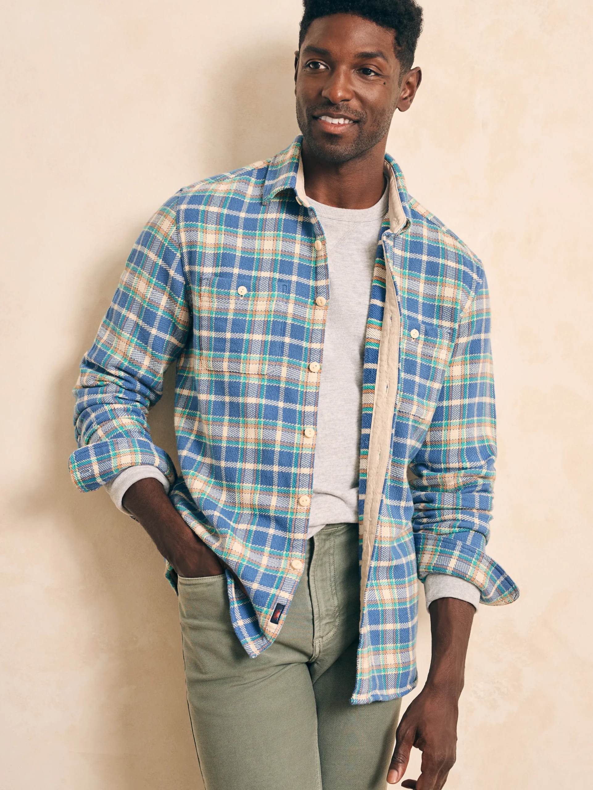 Faherty Brand Surf Flannel -