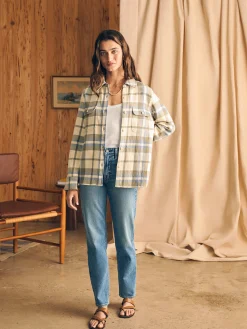 Women Faherty Brand Surf Flannel -