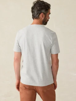 Faherty Brand Surf Stripe Sunwashed Tee (Tall) -