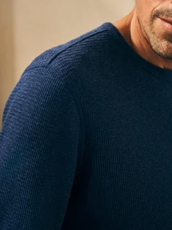 Faherty Brand Surplus Waffle Crew -