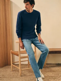 Faherty Brand Surplus Waffle Crew -