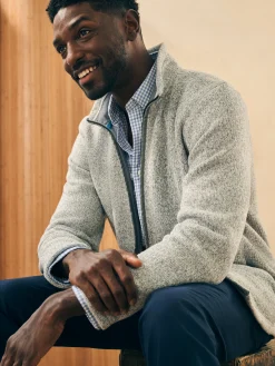 Faherty Brand Sweater Fleece Full Zip -