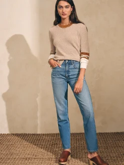 Women Faherty Brand Throwback Crew -