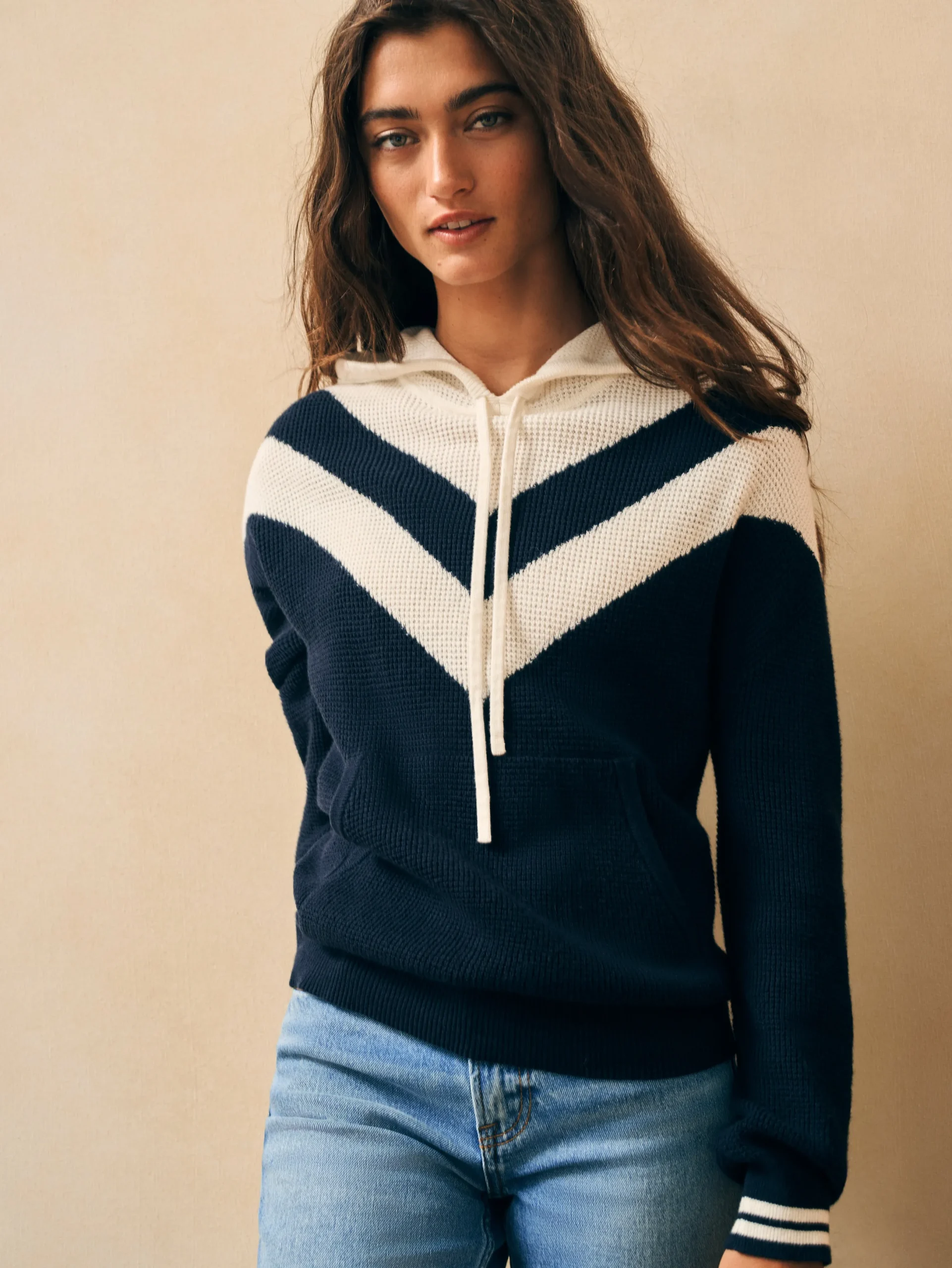 Women Faherty Brand Throwback Sweater Hoodie -