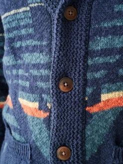 Faherty Brand Thunder Voice Eagle Cardigan -