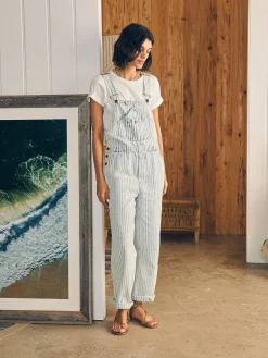 Women Faherty Brand Topsail Straight Leg Overall -