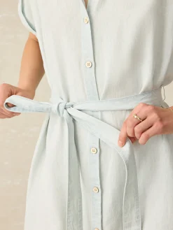 Women Faherty Brand Tried & True Breeze Shirtdress -