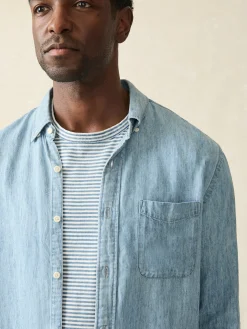 Faherty Brand Tried & True Chambray Shirt -