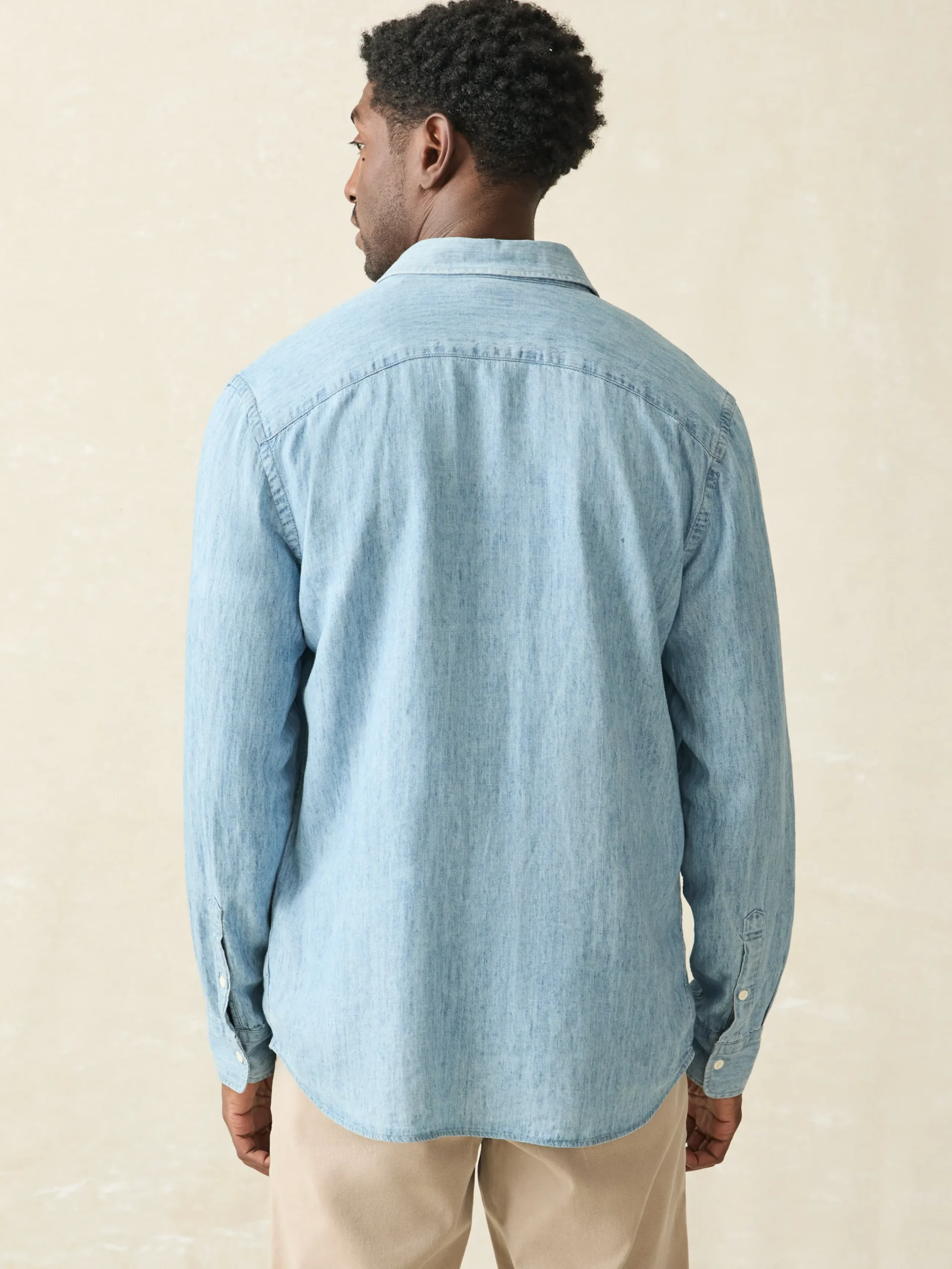 Faherty Brand Tried & True Chambray Shirt -