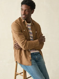 Faherty Brand Tried & True Chambray Workshirt -