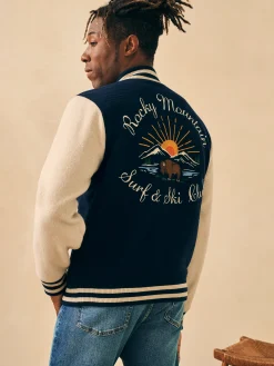 Faherty Brand Varsity Jacket -