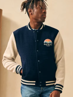 Faherty Brand Varsity Jacket -