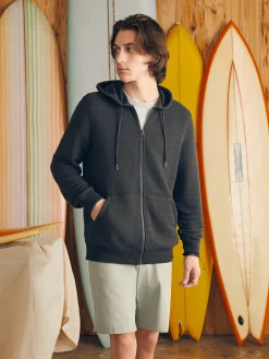 Faherty Brand Whitewater Full Zip Hoodie (Tall) -