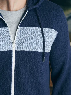 Faherty Brand Whitewater Full Zip Hoodie -