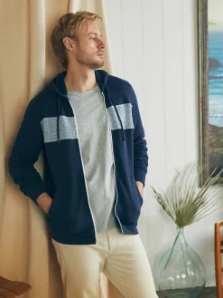 Faherty Brand Whitewater Full Zip Hoodie -