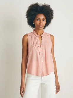 Women Faherty Brand Willa Sleeveless Top -