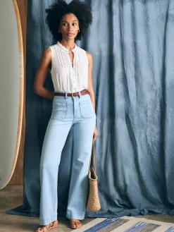 Women Faherty Brand Willa Sleeveless Top -
