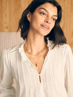 Women Faherty Brand Willa Top -