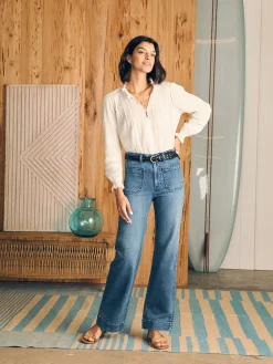 Women Faherty Brand Willa Top -