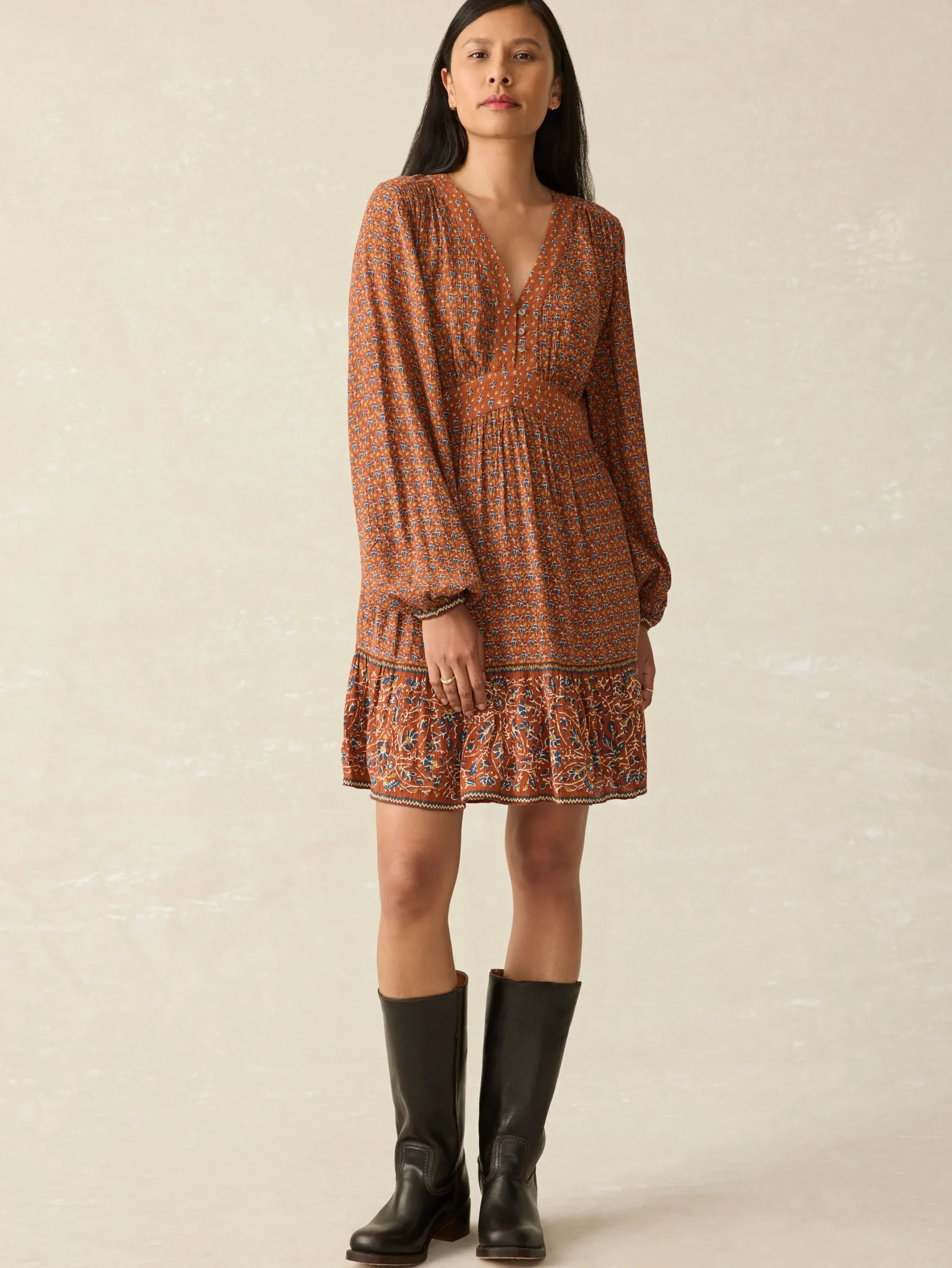 Women Faherty Brand Woodstock Dress -